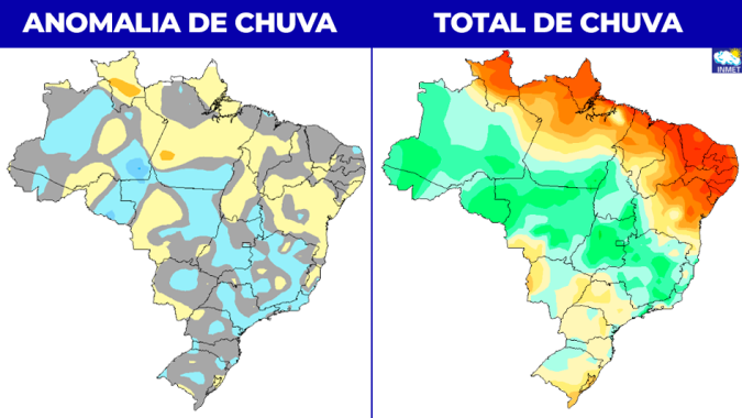 Inmet: Novembro será marcado por recuperação da umidade no solo nas regiões Centro-Oeste e Sudeste