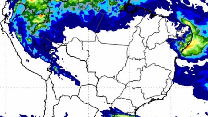 Extremos: Brasil tem chuvas no Sul e no Nordeste, mas massa de ar seco intensa na região Central