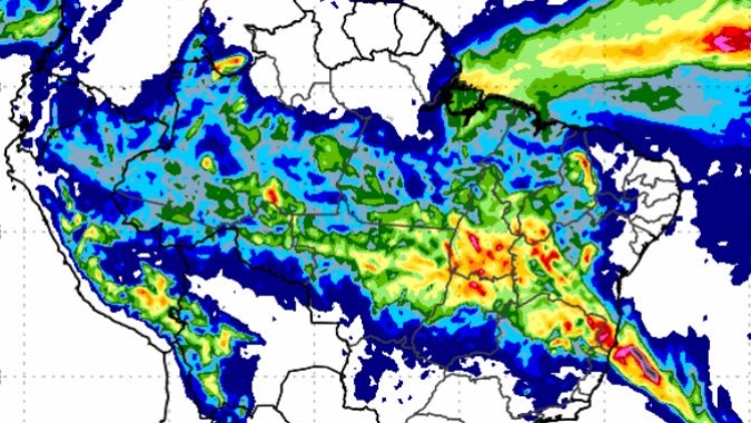 Inmet: Alerta para chuvas intensas no Centro-Norte do Brasil