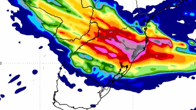 Semana começa com muita instabilidade no Sul e Climatempo alerta para formação de ciclone extratropical