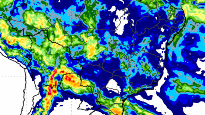 Inmet: Brasil terá dia típico do Verão com alerta de temporal em várias regiões produtoras