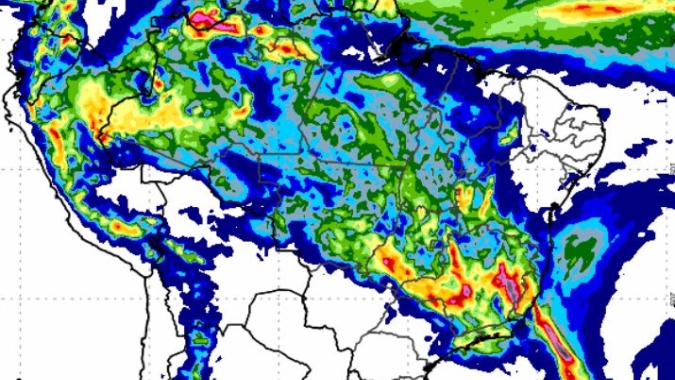 Mais chuva: Final de semana será marcado por volumes expressivos na região Central do Brasil