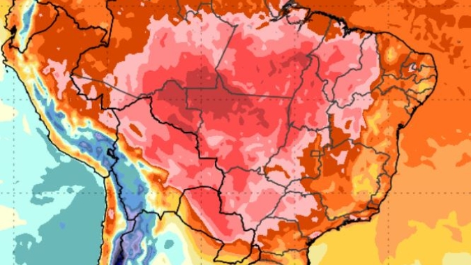 Primeira semana de julho vai terminar com tempo muito seco e temperaturas mais elevadas em todo Brasil