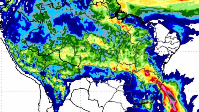 Mais chuva: Inmet emite alerta vermelho para chuvas fortes em Minas Gerais, Espírito Santo e Bahia