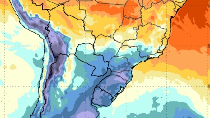 Massa de ar frio ainda tem força e agora derruba as temperaturas no MS e no Sudeste do Brasil