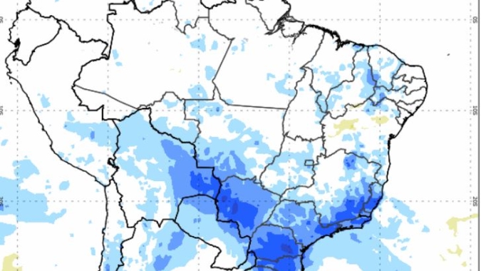 Entrada de nova massa de ar frio derruba as temperaturas no Centro-Sul do Brasil