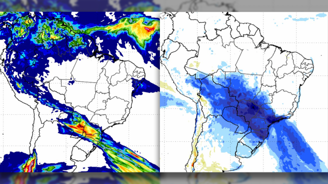 Muita instabilidade e até granizo no Centro Sul do BR; frio vem logo atrás e com previsão de geada forte