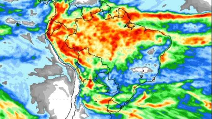 NOAA: Áreas do Sudeste, Centro-Oeste e oeste da Bahia com período seco nos próximos 15 dias