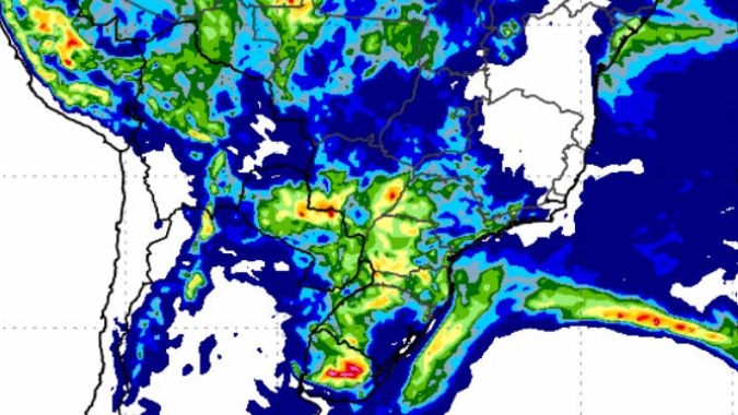 Previsão do tempo: Sexta-feira com alerta de temporal e risco de transtornos em SC e MS
