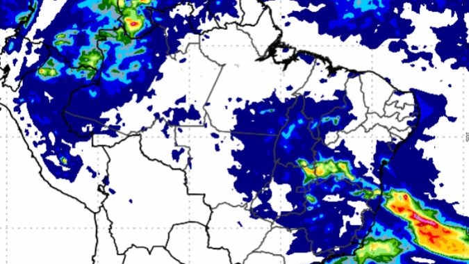 Avanço de frente fria leva alívio para seca em áreas de Minas Gerais e Bahia nesta 3ª feira