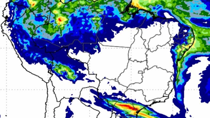 Semana começa com mais chuva no Nordeste e no PR, baixa umidade na região central e geada no RS