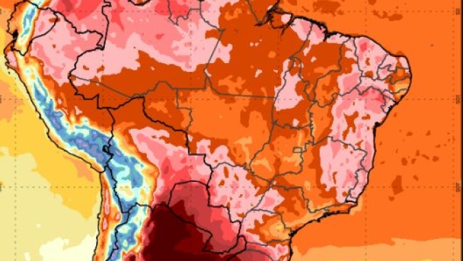 Faixa oeste do BR tem mais um dia de muito calor; Chuva diminui na região Central, mas tem alerta de temporal