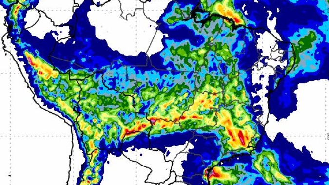 Inmet mantém alerta vermelho na Zona da Mata e região metropolitana de BH, além de prever muita chuva em GO e Matopiba