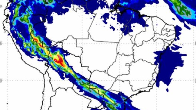Previsão do tempo: Frente fria avança e leva chuva para parte do Centro-Sul do BR