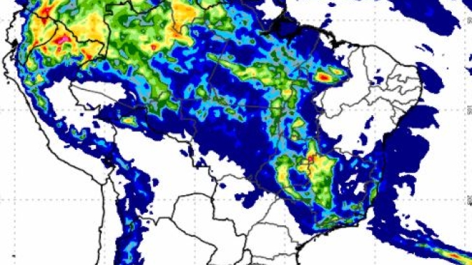Climatempo: Terça-feira com pancadas de chuvas pelo Centro-Norte do Brasil