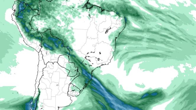Massa de ar seco perde força e chuva consegue chegar em algumas áreas do Centro-Oeste e Sudeste
