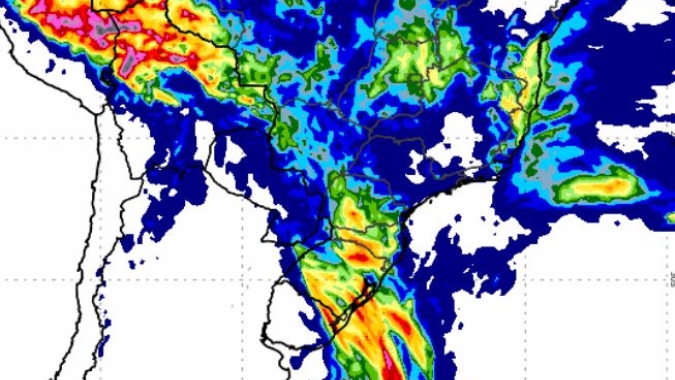 Centro-Sul do Brasil volta a ficar na rota de tempestade com risco de granizo nesta 3ª feira