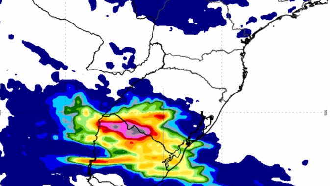 Nova rodada de chuvas intensas avança até o Rio Grande do Sul; calorão persiste em todo BR