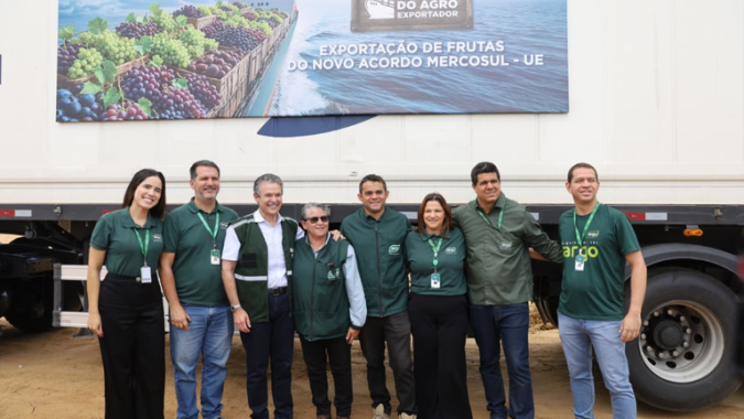 Ministro André de Paula participa de ato simbólico de exportação de uvas com oportunidades abertas pelo Acordo Mercosul-União Europeia