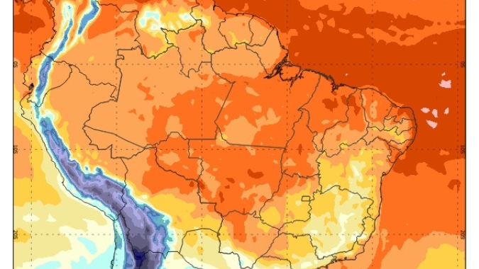 Temperaturas começam a cair nesta 3ª no Sul; sistema avança e declínio atinge todo o Brasil