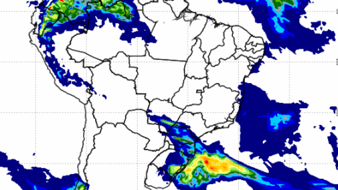 Previsão do tempo com clima chuvoso e frio no Sudeste e Centro-Oeste no final de semana: geadas no RS e SC no domingo