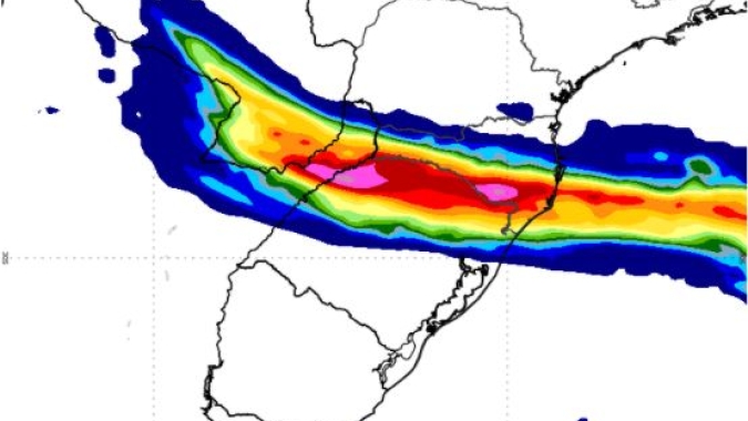 Primeira semana do inverno com previsão de mais chuva para o Sul do Brasil, aponta Inmet