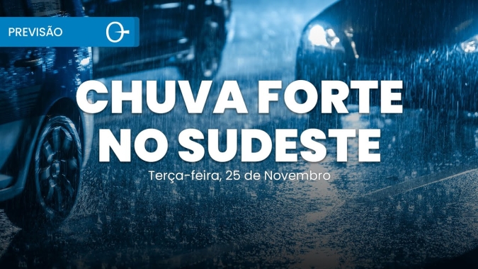 Confira a previsão do tempo para esta Terça-feira (25) para todo o Brasil