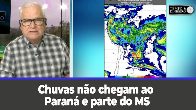 Chuvas não chegam ao Paraná e parte do MS, seguem intensas no Nordeste, Sudeste e Centro-Norte