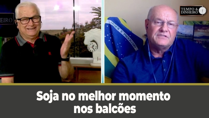 Soja no melhor momento nos balcões