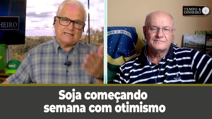 Soja começando semana com otimismo