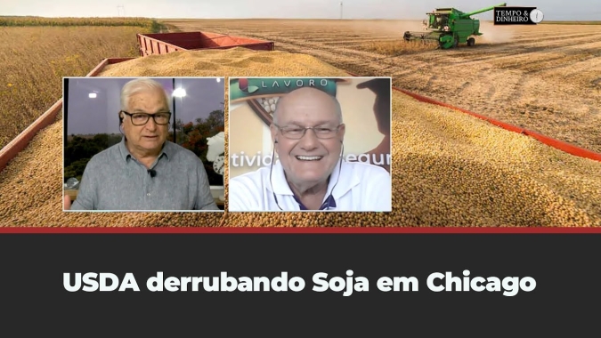 USDA derrubando Soja em Chicago
