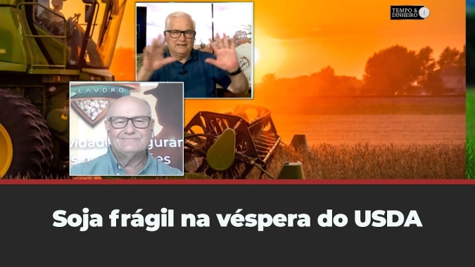 Soja frágil na véspera do USDA