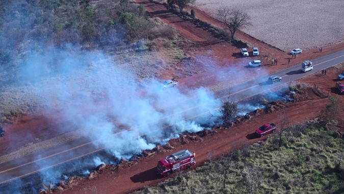 Defesa Civil de SP alerta para risco de incêndios para os próximos dias em quase todo o território paulista