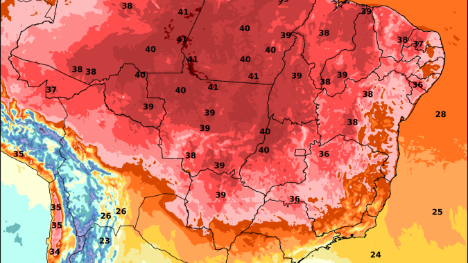 Brasil tem forte contraste no tempo: frio no Sul e calor com baixa umidade no Centro-Norte