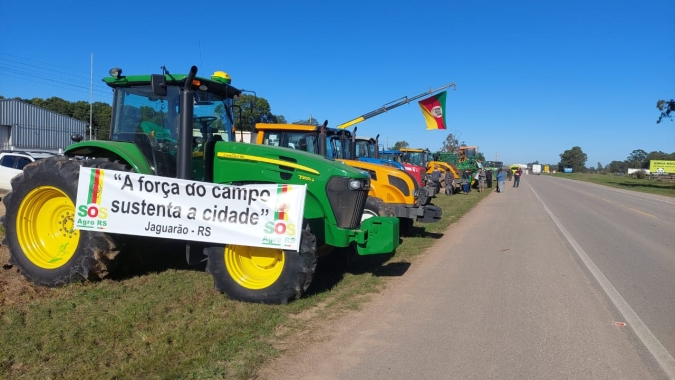 SOS Agro RS: Produtores se manifestam em mais de 100 cidades no RS, paralelamente à reunião de líderes em Brasília