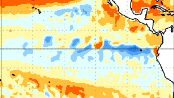 Chance de La Niña entre outubro e dezembro deste ano chega a 71%, informa NOAA