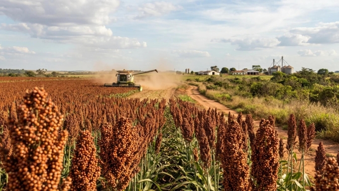 Brasil salta de 105 toneladas para quase 791 mil toneladas exportadas de sorgo entre janeiro e setembro