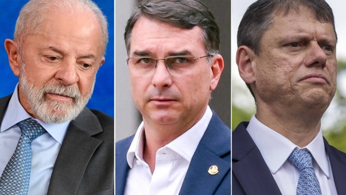 Lula aparece numericamente atrás de Flávio e Tarcísio em cenários de segundo turno, diz Atlas