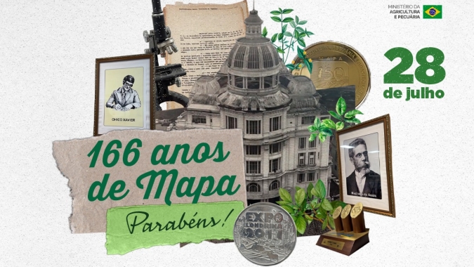Ministério da Agricultura e Pecuária completa 166 anos de criação