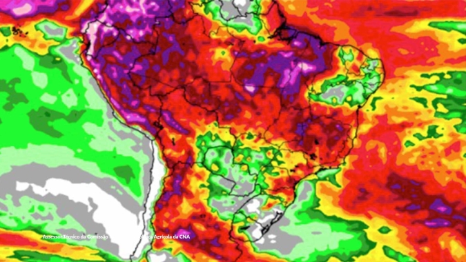 Onda de calor na Argentina impede avanço das chuvas e eleva as temperaturas no Rio Grande do Sul