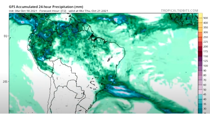 Inmet alerta para janela sem chuvas que pode favorecer  andamento do plantio no Sul do país, SP e MS  ainda esta semana