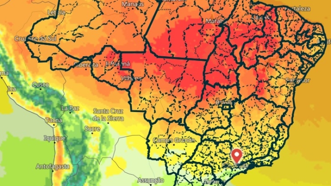 Frio intenso no Sul e calor escaldante no Norte marcam o início da semana no Brasil