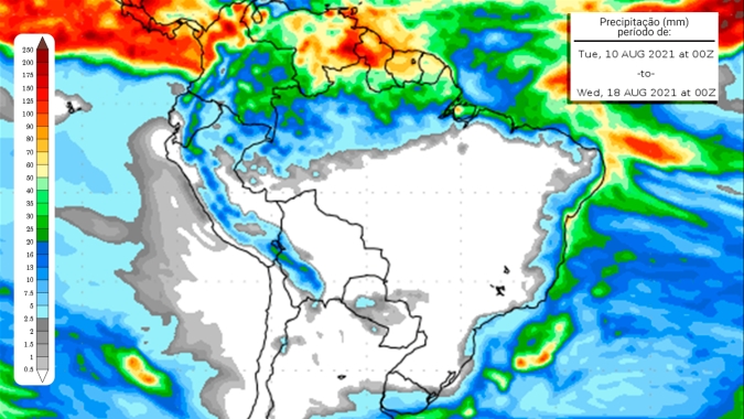Próximos 10 dias serão de clima seco e  grande amplitude térmica em  boa parte do país