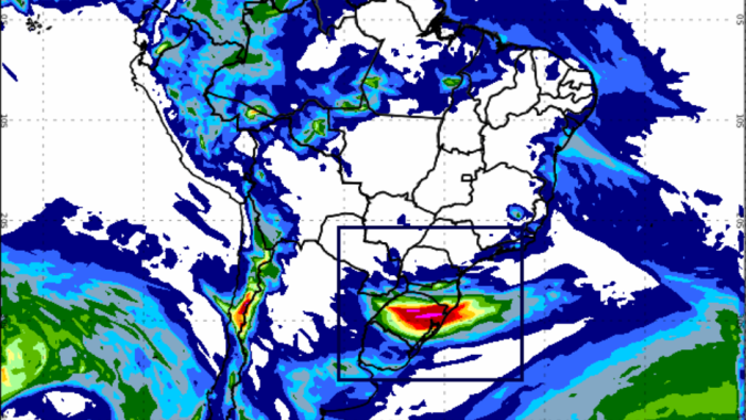 Sul terá chuva intensa e risco de tempestades, enquanto calor e seca avançam pelo Brasil
