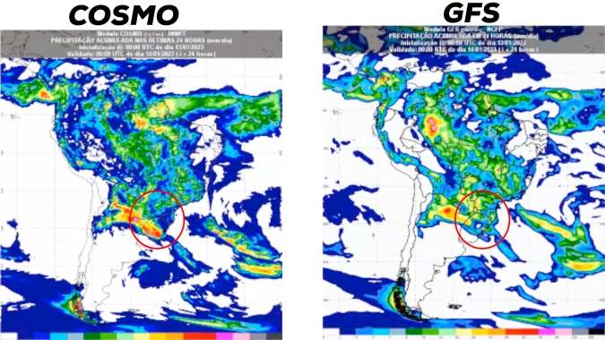 Modelos divergem sobre volume e distribuição das chuvas no Sul do Brasil. Umidade é essencial para as lavouras
