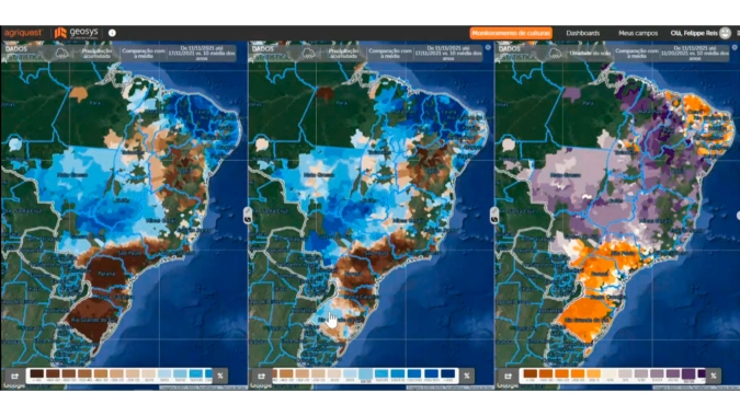 Produtores do Sul devem esperar 2ª quinzena de novembro para avançar com plantio da soja, recomenda Geosys