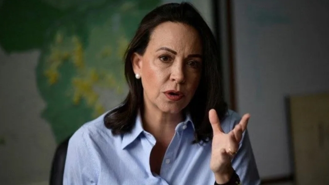 Opositora venezuelana María Corina Machado pede mais ação dos EUA contra Maduro