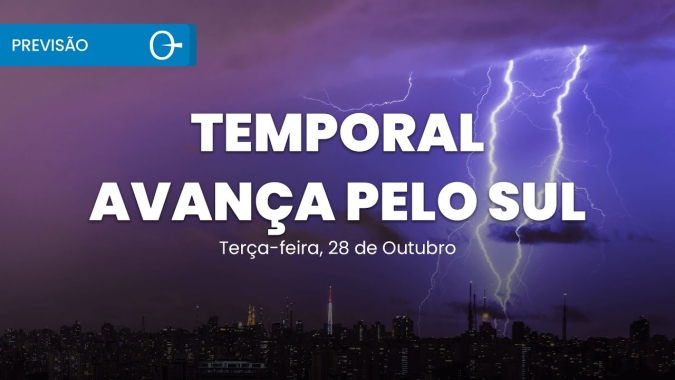 Confira a previsão do tempo para esta terça-feira (28) para todo o Brasil