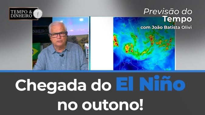 Tempo mostra chegada do El Niño agora no outono e chuvas são registradas em boa parte do País