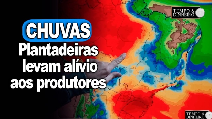 Chuvas plantadeiras levam alívio aos produtores. RS volta a ter forte chuva, diz Ronaldo Coutinho